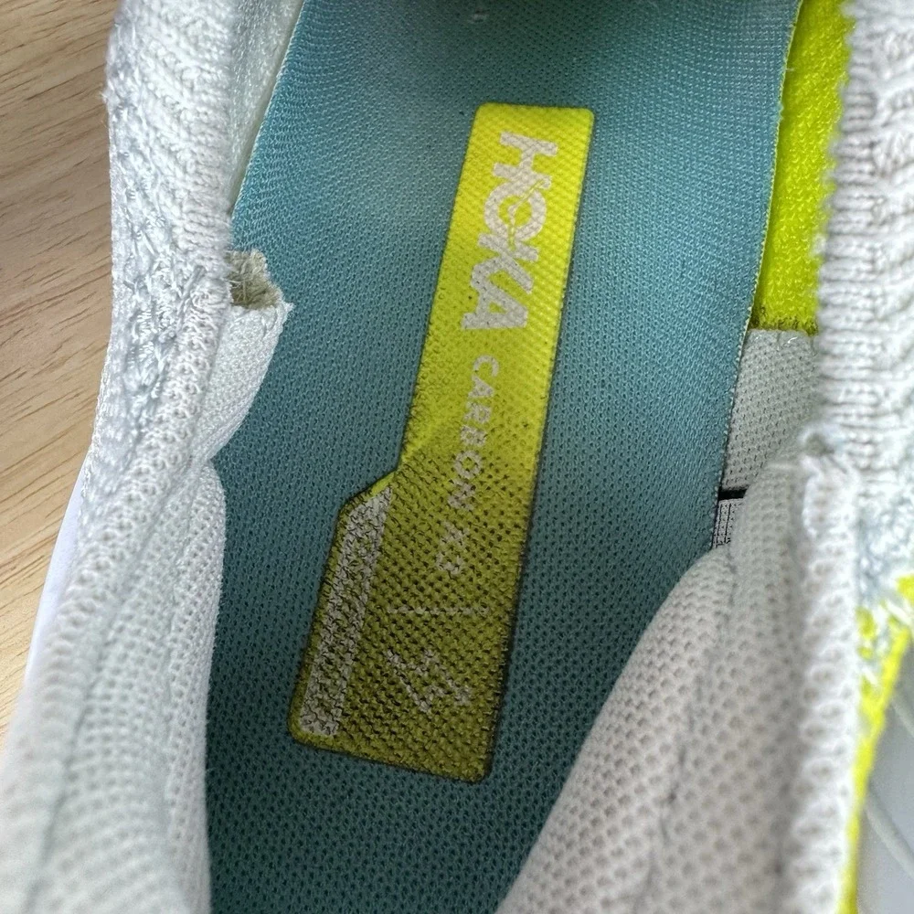 Hoka Carbon X 3 Mens 8D‎ Womens 9 Billowing Sail Evening Primrose Running Shoes